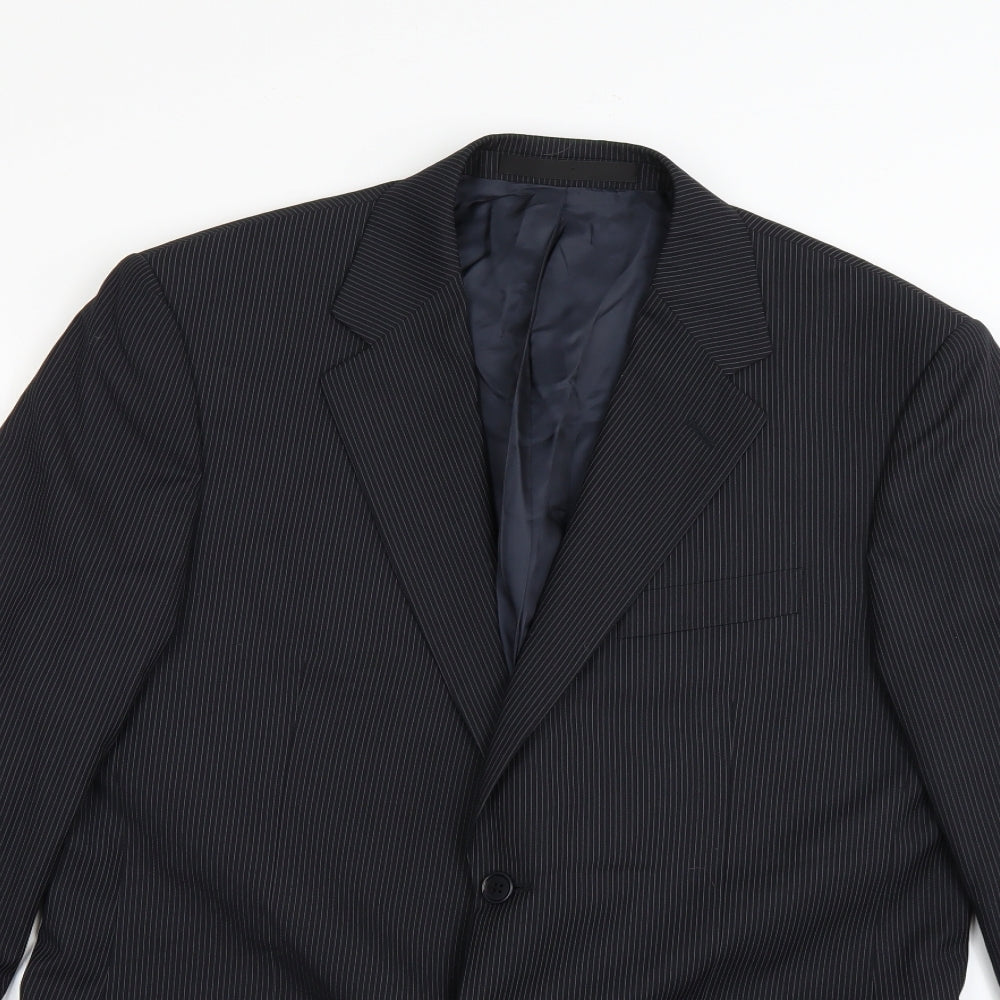 Mens UK Size L Marks and Spencer Regular Blue Suit Jacket