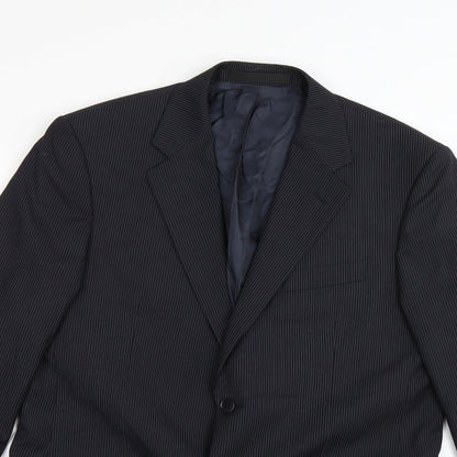 Mens UK Size L Marks and Spencer Regular Blue Suit Jacket