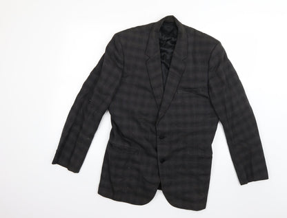 Mens UK Size 39 Burton Regular Grey Suit Jacket