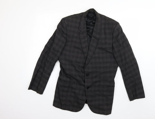 Mens UK Size 39 Burton Regular Grey Suit Jacket
