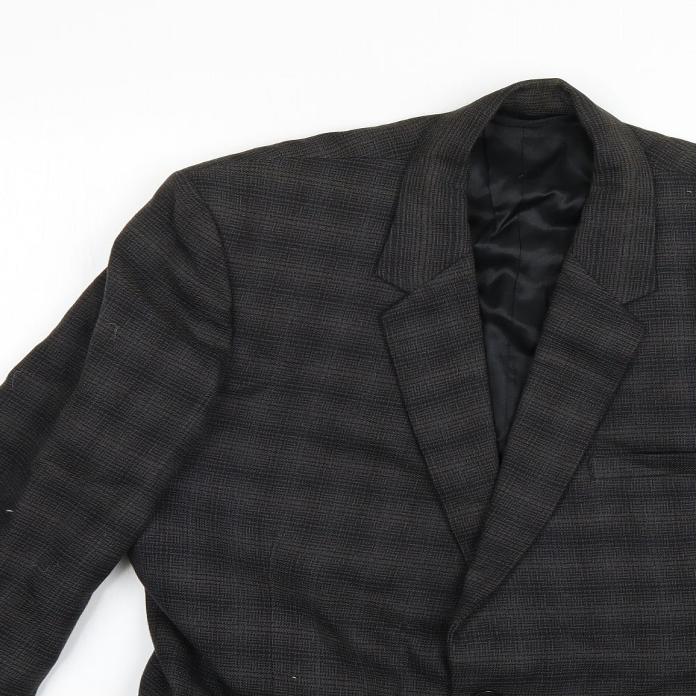 Mens UK Size 39 Burton Regular Grey Suit Jacket
