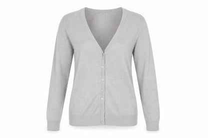 Womens UK Size 10 Marks and Spencer Grey Cardigan Jumper