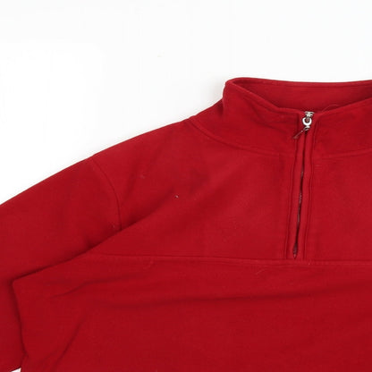 Active Womens Red   Pullover Jumper Size 10