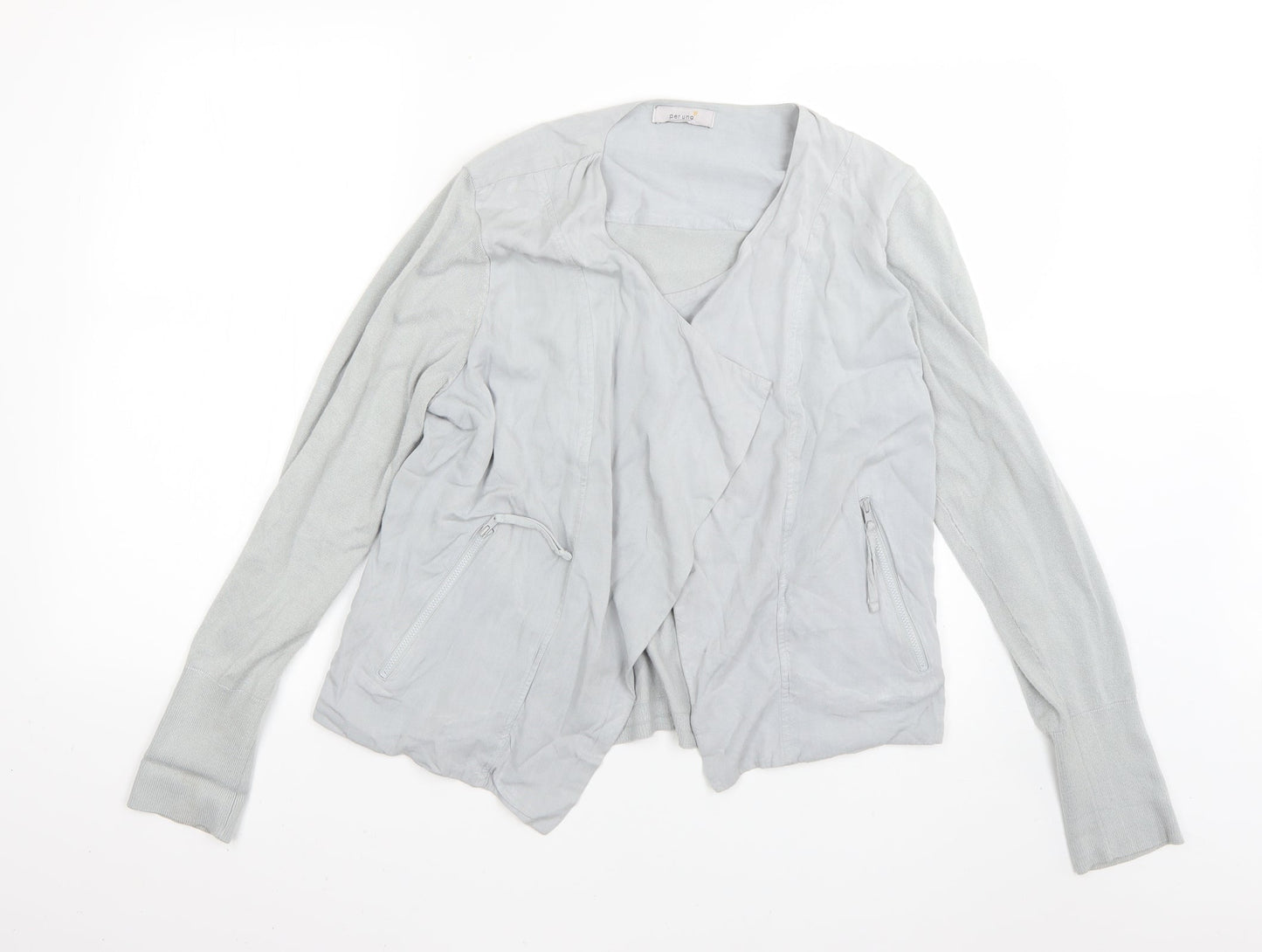 Womens UK Size 14 Marks and Spencer Grey Cardigan Jumper