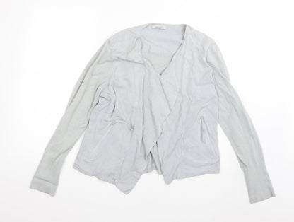 Womens UK Size 14 Marks and Spencer Grey Cardigan Jumper
