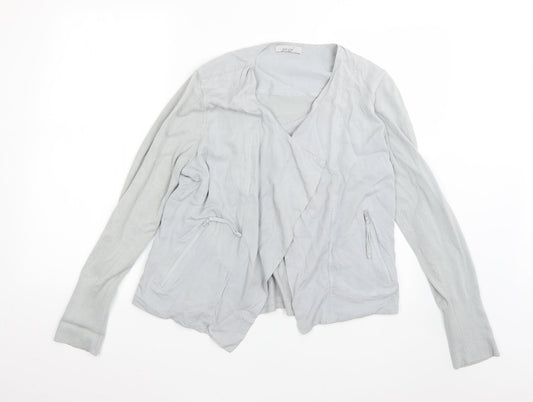 Womens UK Size 14 Marks and Spencer Grey Cardigan Jumper