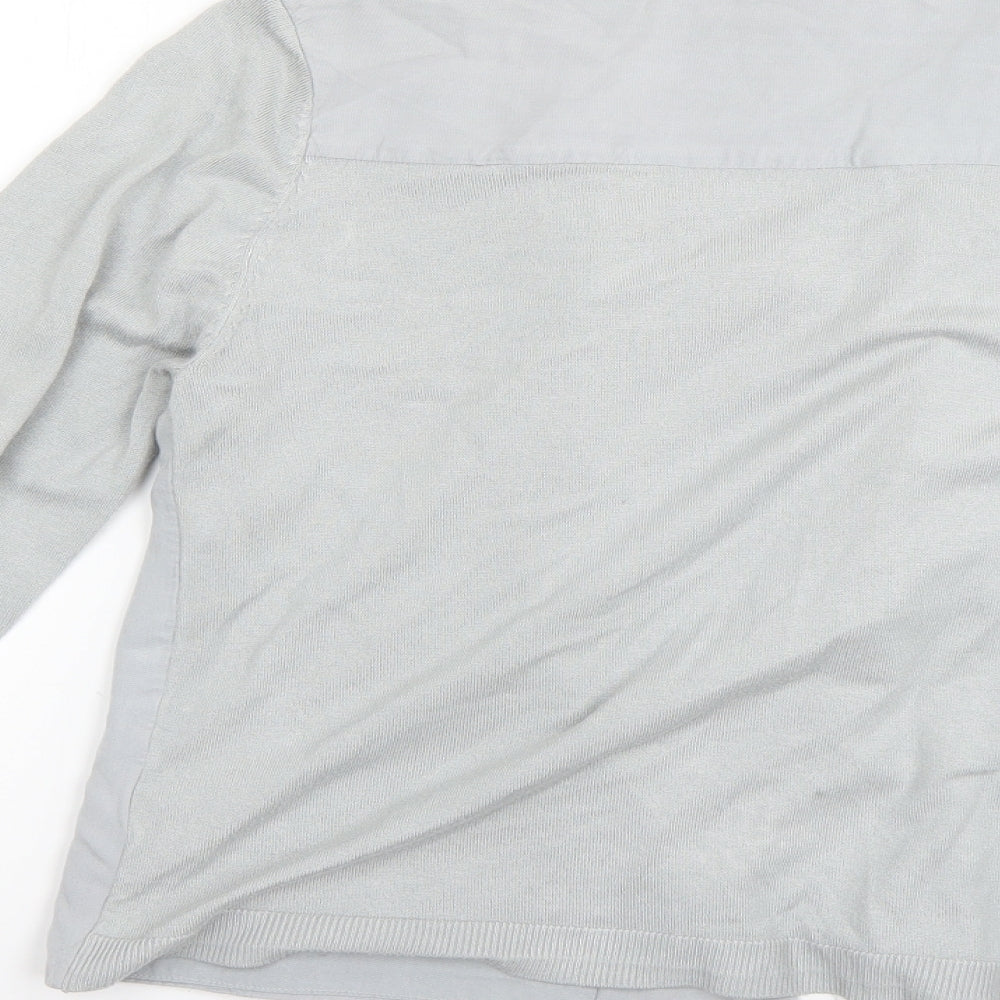 Womens UK Size 14 Marks and Spencer Grey Cardigan Jumper