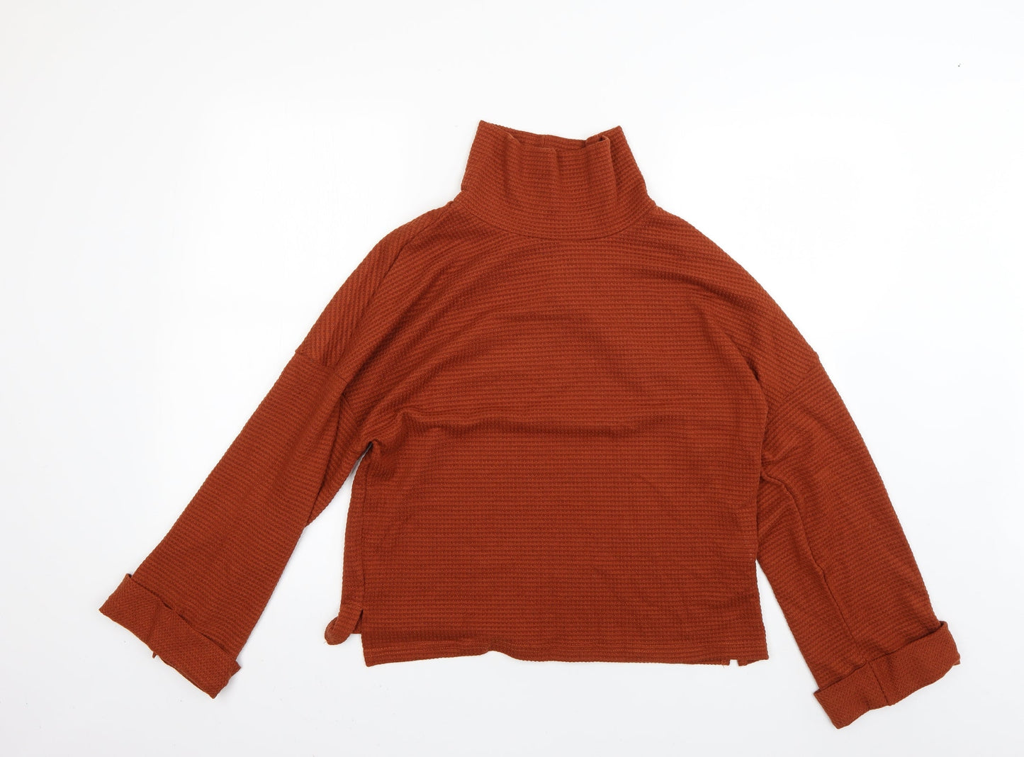 SheIn Womens Orange   Pullover Jumper Size M
