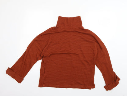 SheIn Womens Orange   Pullover Jumper Size M