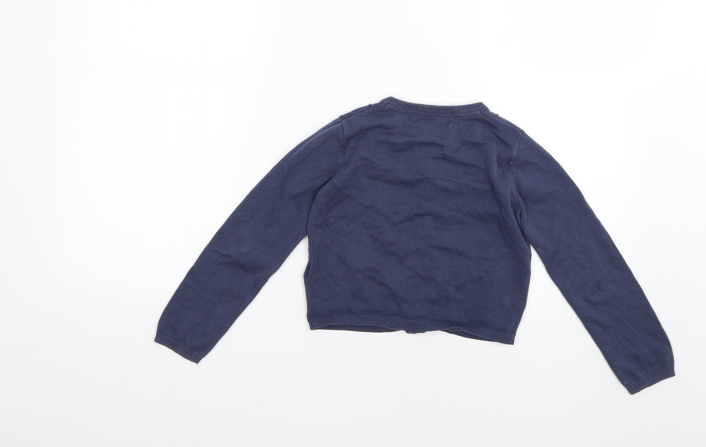 Marks and Spencer Boys Blue   Cardigan Jumper Size 5-6 Years