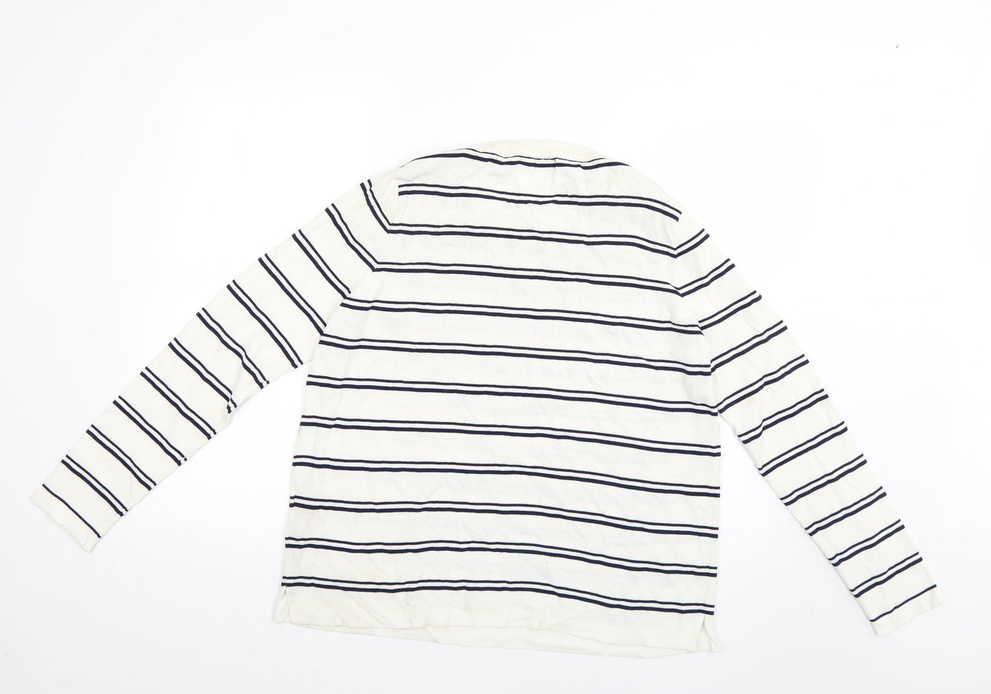 F&F Womens Multicoloured Striped  Pullover Jumper Size 14