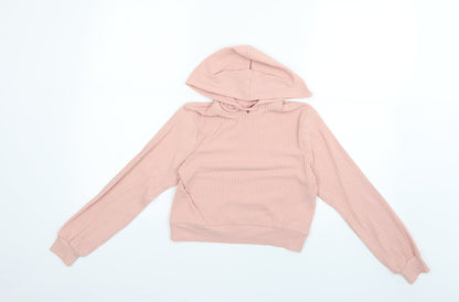 New Look Girls Pink   Pullover Hoodie Size S