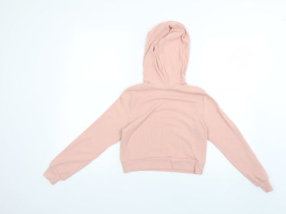 New Look Girls Pink   Pullover Hoodie Size S