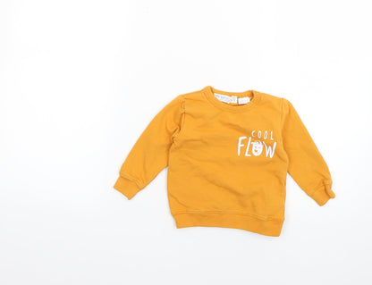 lft baby Baby Yellow   Pullover Jumper Size 6-9 Months