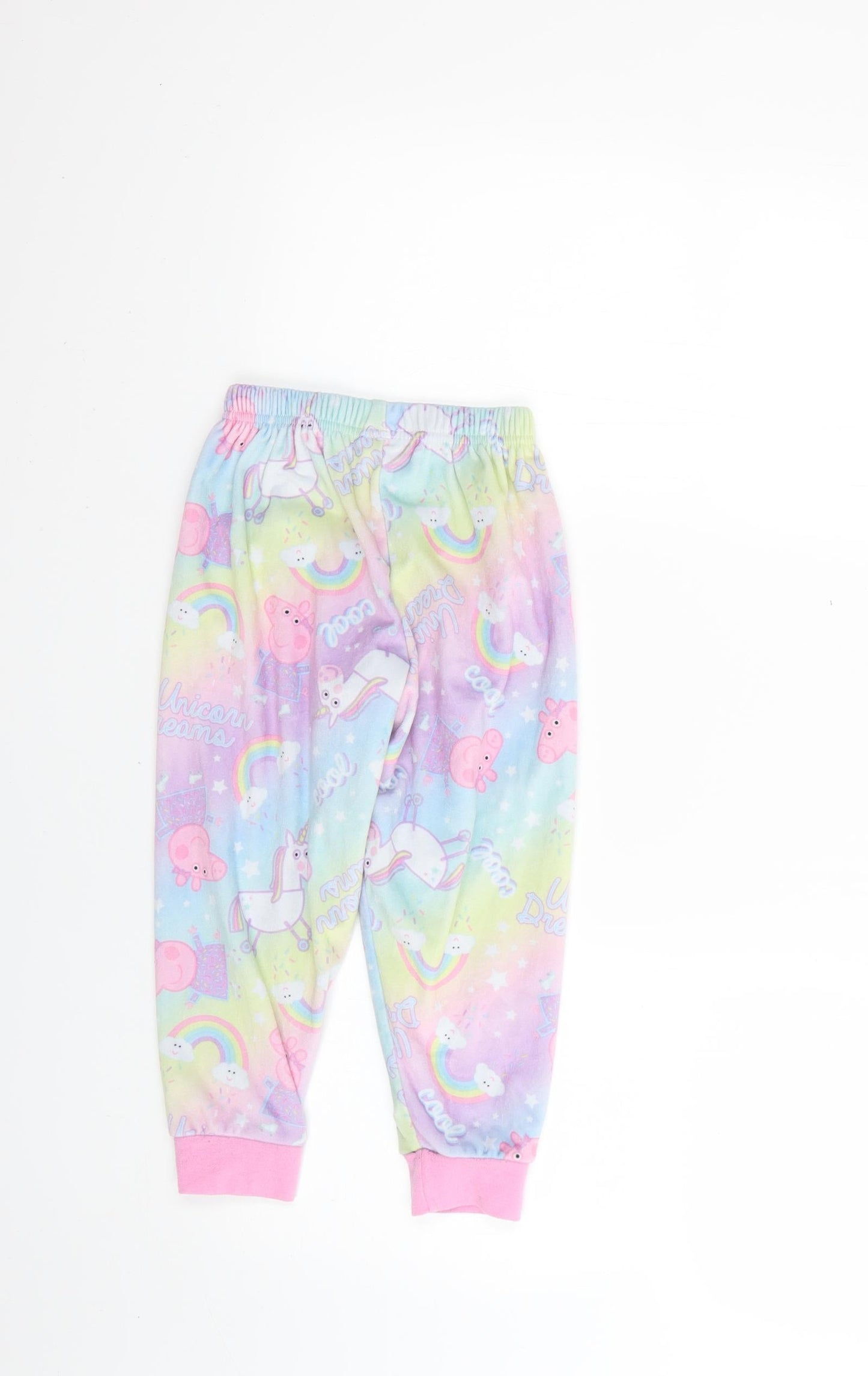 mataln Girls Multicoloured Geometric   Pyjama Pants Size 5 Years