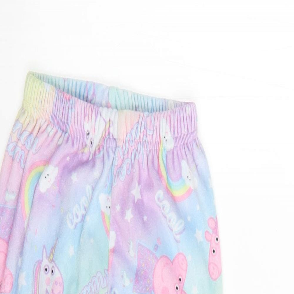 mataln Girls Multicoloured Geometric   Pyjama Pants Size 5 Years