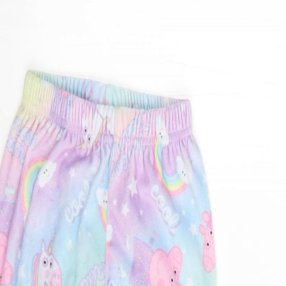 mataln Girls Multicoloured Geometric   Pyjama Pants Size 5 Years
