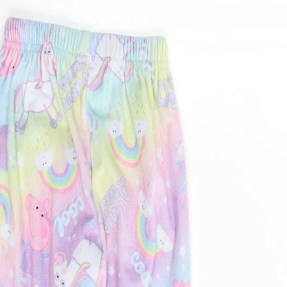 mataln Girls Multicoloured Geometric   Pyjama Pants Size 5 Years