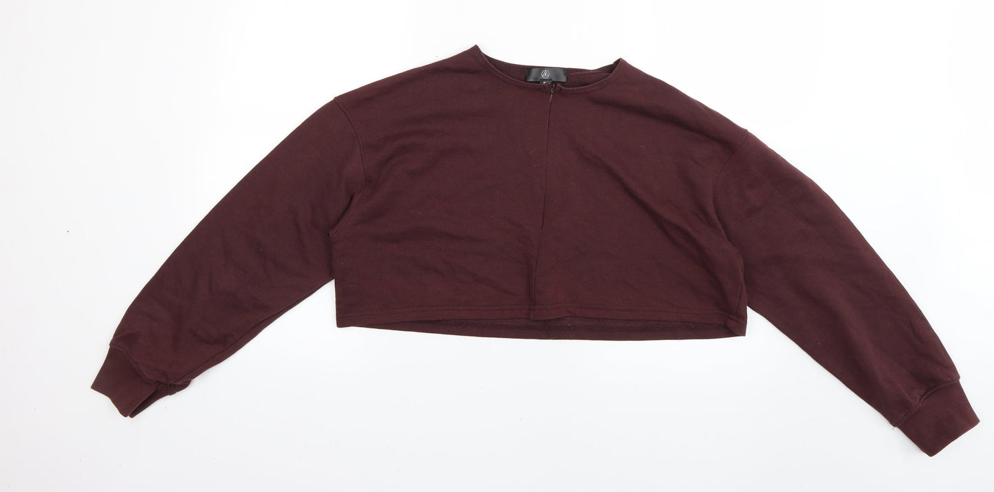 Womens UK Size 8 Missguided Brown Pullover Jumper