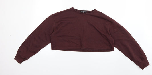 Womens UK Size 8 Missguided Brown Pullover Jumper
