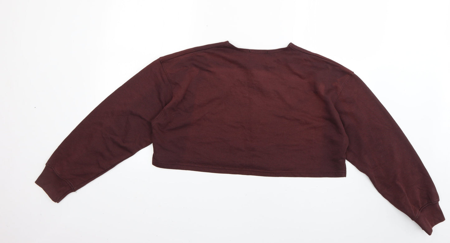 Womens UK Size 8 Missguided Brown Pullover Jumper