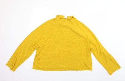 Womens UK Size L H&M Yellow Pullover Jumper