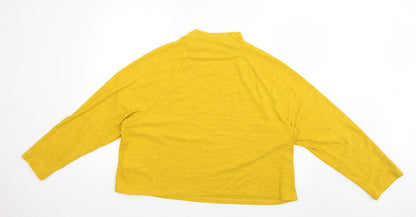 Womens UK Size L H&M Yellow Pullover Jumper