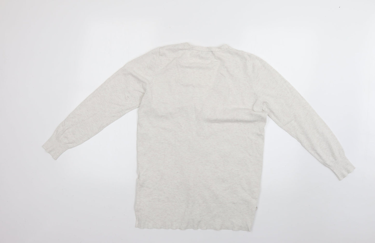 Womens UK Size 14 Matalan Grey Cardigan Jumper