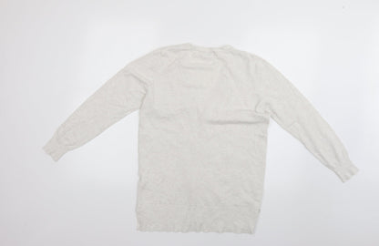 Womens UK Size 14 Matalan Grey Cardigan Jumper