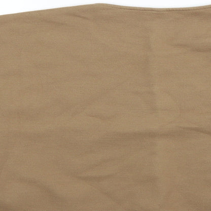 Womens UK Size M Preworn Brown Pullover Jumper