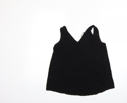 George Womens Black   Basic Blouse Size 8