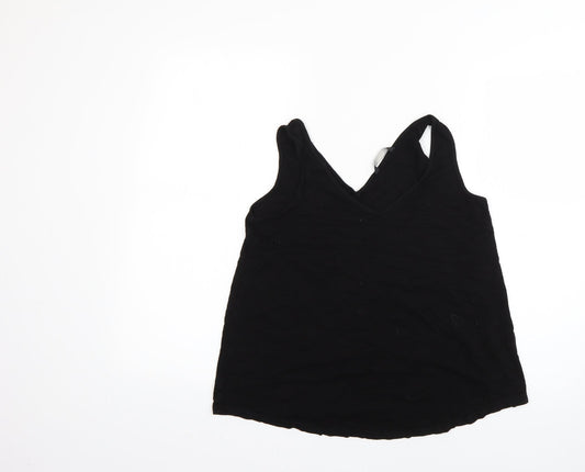 George Womens Black   Basic Blouse Size 8