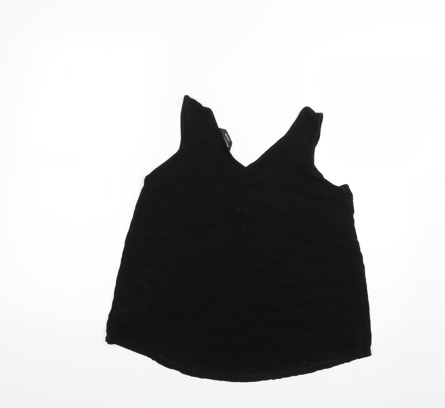 George Womens Black   Basic Blouse Size 8