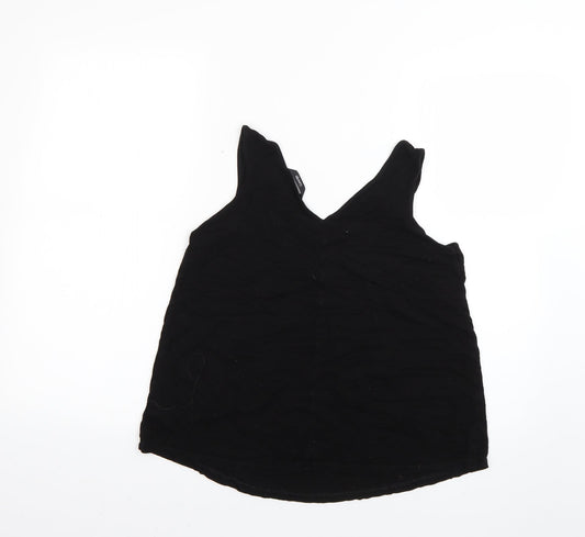 George Womens Black   Basic Blouse Size 8