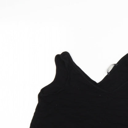 George Womens Black   Basic Blouse Size 8