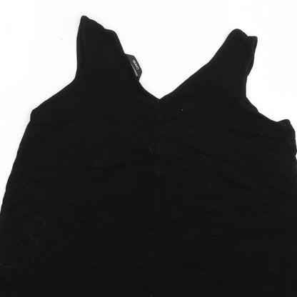 George Womens Black   Basic Blouse Size 8