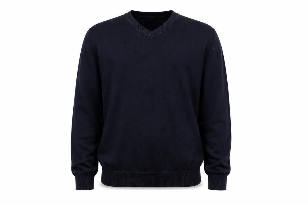 Front view of George boys’ blue jumper, size 8-9, years