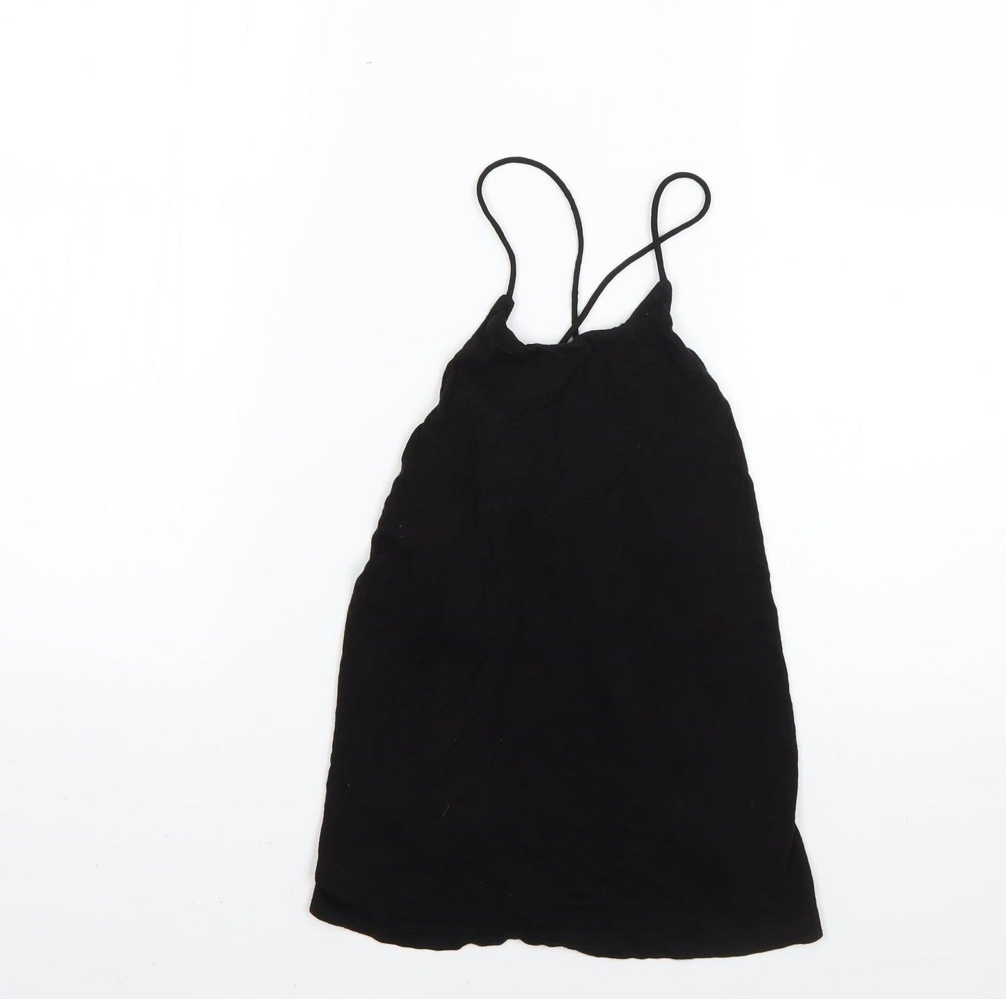 Womens UK Size S H&M Black Basic T-Shirt