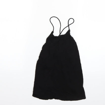 Womens UK Size S H&M Black Basic T-Shirt
