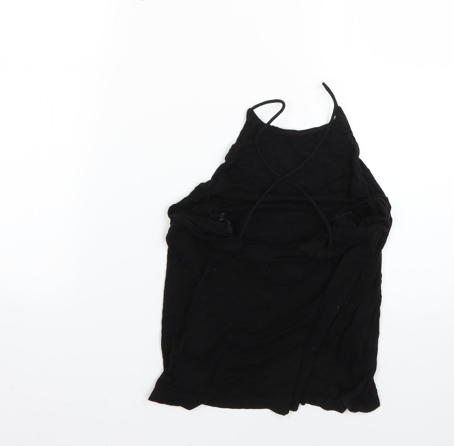 Womens UK Size S H&M Black Basic T-Shirt