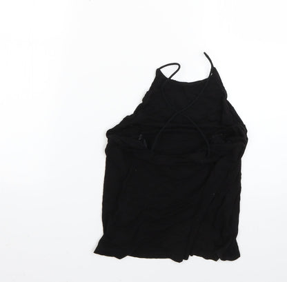Womens UK Size S H&M Black Basic T-Shirt