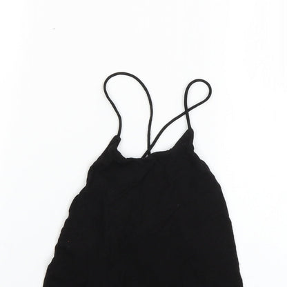 Womens UK Size S H&M Black Basic T-Shirt