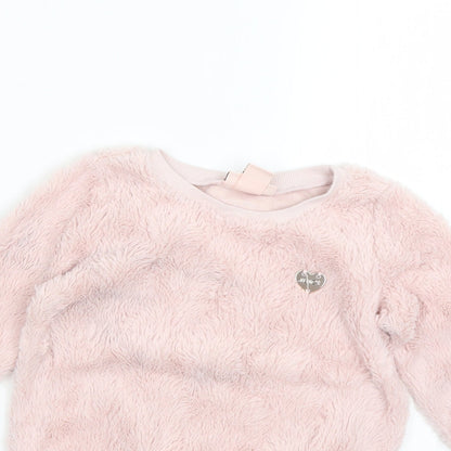 Juicy Couture Girls Pink   Pullover Jumper Size 5 Years