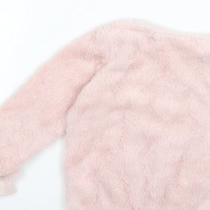 Juicy Couture Girls Pink   Pullover Jumper Size 5 Years