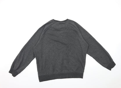 Mens UK Size L Cedar Wood State Grey Pullover Sweatshirt