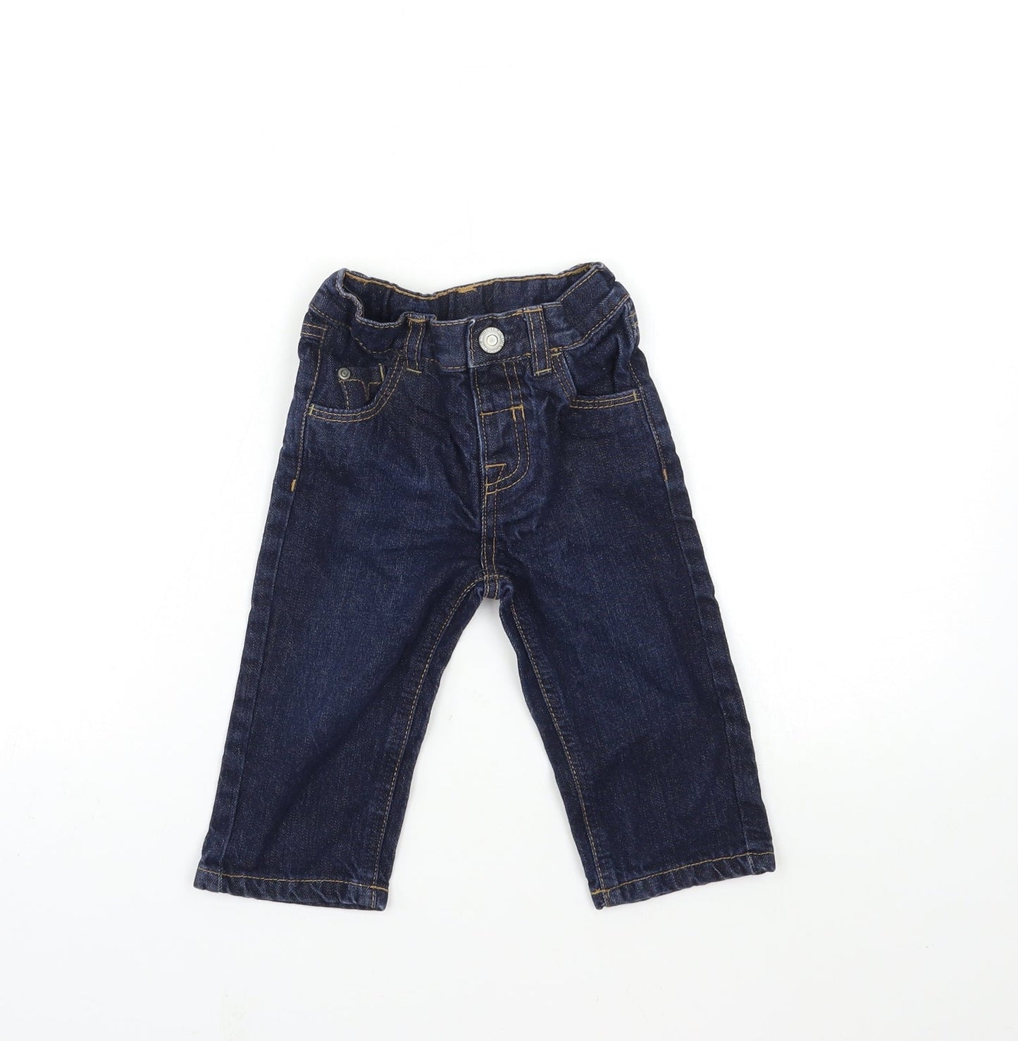 TU Baby Blue  Denim Cargo Jeans Size 9-12 Months