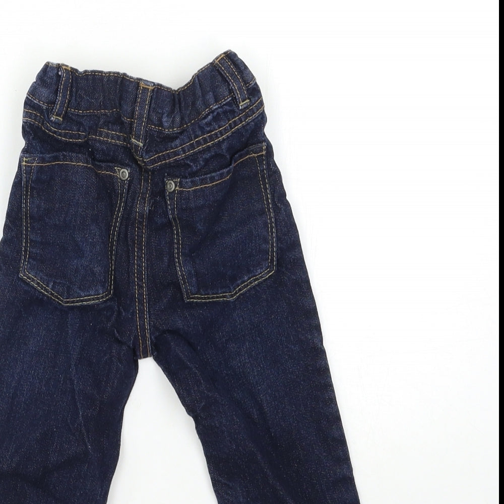 TU Baby Blue  Denim Cargo Jeans Size 9-12 Months