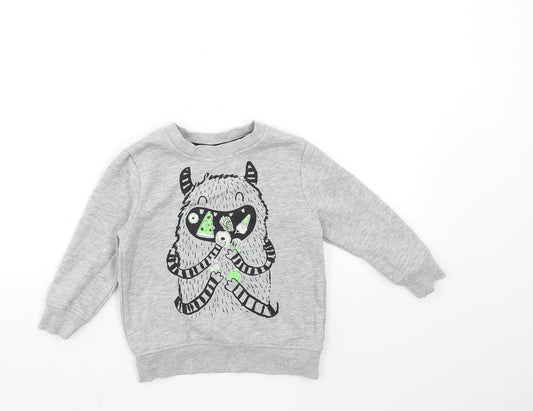 George Baby Grey   Pullover Jumper Size 12-18 Months