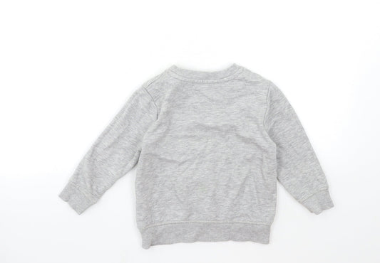 George Baby Grey   Pullover Jumper Size 12-18 Months