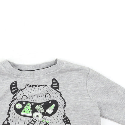 George Baby Grey   Pullover Jumper Size 12-18 Months